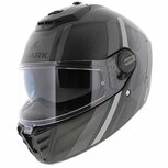 Shark Spartan RS carbon Shawn motorhelm mat antraciet zwart Shark Spartan RS carbon Shawn motorhelm mat antraciet zwart