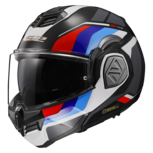LS2 FF906 Advant Sport systeemhelm zwart blauw rood LS2 FF906 Advant Sport systeemhelm zwart blauw rood