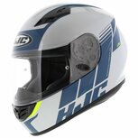 HJC CS15 Mylo motorhelm scooterhelm grijs zilver blauw HJC CS15 Mylo motorhelm scooterhelm grijs zilver blauw