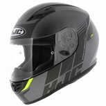 HJC CS15 Mylo motorhelm scooterhelm mat grijs geel HJC CS15 Mylo motorhelm scooterhelm mat grijs geel