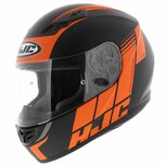 HJC CS15 Mylo motorhelm scooterhelm mat zwart oranje HJC CS15 Mylo motorhelm scooterhelm mat zwart oranje