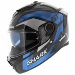 Shark Spartan GT Pro Carbon Ritmo glans zwart blauw Shark Spartan GT Pro Carbon Ritmo glans zwart blauw
