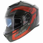Shark Spartan GT Pro Carbon Ritmo glans zwart rood Shark Spartan GT Pro Carbon Ritmo glans zwart rood