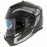Shark Spartan GT Pro Carbon Ritmo mat zwart zilver Shark Spartan GT Pro Carbon Ritmo mat zwart zilver