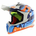 MT Falcon crosshelm Arya glans blauw MT Falcon crosshelm Arya glans blauw