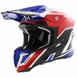 Airoh Crosshelm Twist 2.0 Shaken glans blauw wit rood Airoh Crosshelm Twist 2.0 Shaken glans blauw wit rood