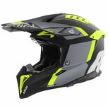 Airoh Helm Aviator 3 AMS² Glory mat zwart grijs fluo geel Airoh Helm Aviator 3 AMS² Glory mat zwart grijs fluo geel
