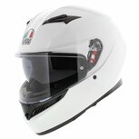 AGV K3 Mono glans wit Seta AGV K3 Mono glans wit Seta