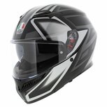 AGV K3 motorhelm Compound mat zwart grijs AGV K3 motorhelm Compound mat zwart grijs