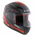 LS2 FF353 Rapid Helm Xtreet mat zwart rood LS2 FF353 Rapid Helm Xtreet mat zwart rood