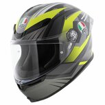 AGV K6 S Excite Integraal Helm mat camo fluor geel AGV K6 S Excite Integraal Helm mat camo fluor geel