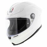 AGV K6 S Mono Glans Wit motorhelm AGV K6 S Mono Glans Wit motorhelm