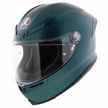 AGV K6 S Mono Petrolio mat blauw motorhelm AGV K6 S Mono Petrolio mat blauw motorhelm