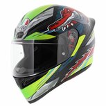AGV K1 S Dundee mat groen rood motorhelm AGV K1 S Dundee mat groen rood motorhelm