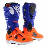 Sidi Crossfire 3 SRS motorcross off road laars fluo oranje blauw wit Sidi Crossfire 3 SRS motorcross off road laars fluo oranje blauw wit