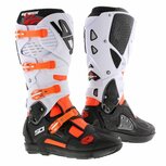 Sidi Crossfire 3 SRS motorcross off road laars fluor oranje zwart wit Sidi Crossfire 3 SRS motorcross off road laars fluor oranje zwart wit
