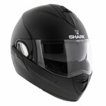Shark Evoline 3 systeemhelm motorhelm mat zwart Shark Evoline 3 systeemhelm motorhelm mat zwart