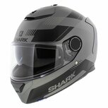 Shark Helm Spartan 1.2 Strad mat antraciet zwart zilver Shark Helm Spartan 1.2 Strad mat antraciet zwart zilver