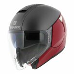 Shark Citycruiser jethelm mat rood antraciet rood Shark Citycruiser jethelm mat rood antraciet rood