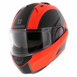 Shark Evo ES Motorhelm Systeemhelm Endless mat oranje zwart Shark Evo ES Motorhelm Systeemhelm Endless mat oranje zwart