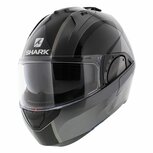 Shark Evo ES systeemhelm motorhelm Endless glans antraciet zwart Shark Evo ES systeemhelm motorhelm Endless glans antraciet zwart