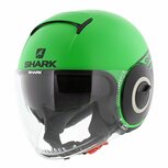 Shark Nano Jethelm Street Neon mat groen zwart Shark Nano Jethelm Street Neon mat groen zwart