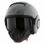 Shark Helm Street Drak glans gun zilver Shark Helm Street Drak glans gun zilver