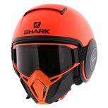 Shark Helm Street Drak Neon serie mat oranje zwart Shark Helm Street Drak Neon serie mat oranje zwart