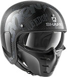 Shark S-Drak Carbon Helm Freestyle Cup glans carbon zwart antraciet Shark S-Drak Carbon Helm Freestyle Cup glans carbon zwart antraciet