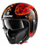 Shark S-Drak 2 Helm Tripp In glans zwart oranje Shark S-Drak 2 Helm Tripp In glans zwart oranje