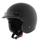Vito Grande (grote maat) jethelm mat zwart - Motorhelm Scooterhelm Vito Grande (grote maat) jethelm mat zwart - Motorhelm Scooterhelm