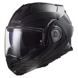 LS2 FF901 Advant X systeemhelm solid carbon zwart LS2 FF901 Advant X systeemhelm solid carbon zwart