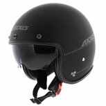 Axxis Hornet SV jethelm solid mat zwart Axxis Hornet SV jethelm solid mat zwart