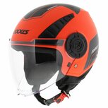 Axxis Metro jethelm Boulevard mat fluor oranje Axxis Metro jethelm Boulevard mat fluor oranje