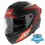 Axxis Hawk SV Evo Integraal helm Ixil mat zwart rood Axxis Hawk SV Evo Integraal helm Ixil mat zwart rood