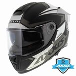 Axxis Hawk SV Evo Integraal helm Ixil mat zwart titanium Axxis Hawk SV Evo Integraal helm Ixil mat zwart titanium