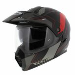 HJC C80 Adventure Systeemhelm met klep - motorhelm Rox mat zwart antraciet rood HJC C80 Adventure Systeemhelm met klep - motorhelm Rox mat zwart antraciet rood