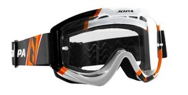 Jopa crossbril Venom 2 Graphic zwart/wit/oranje Jopa crossbril Venom 2 Graphic zwart/wit/oranje