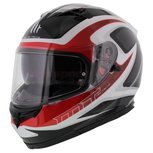 MT Blade Morph Helm Wit Rood Grijs MT Blade Morph Helm Wit Rood Grijs