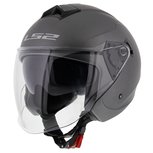 LS2 jethelm OF573 Twister Single mono mat titanium LS2 jethelm OF573 Twister Single mono mat titanium