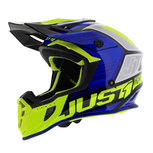 Just1 Crosshelm J38 Blade blauw fluor geel zwart Just1 Crosshelm J38 Blade blauw fluor geel zwart