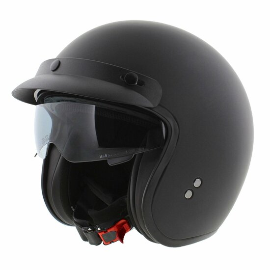 Vito Jet helm Le Mans Special mat zwart 