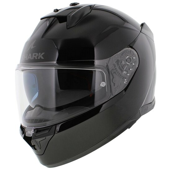 Shark D-Skwal 3 helm solid glans zwart