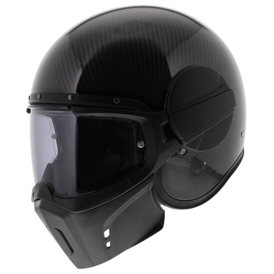 Caberg Ghost Carbon Helm - glans carbon zwart